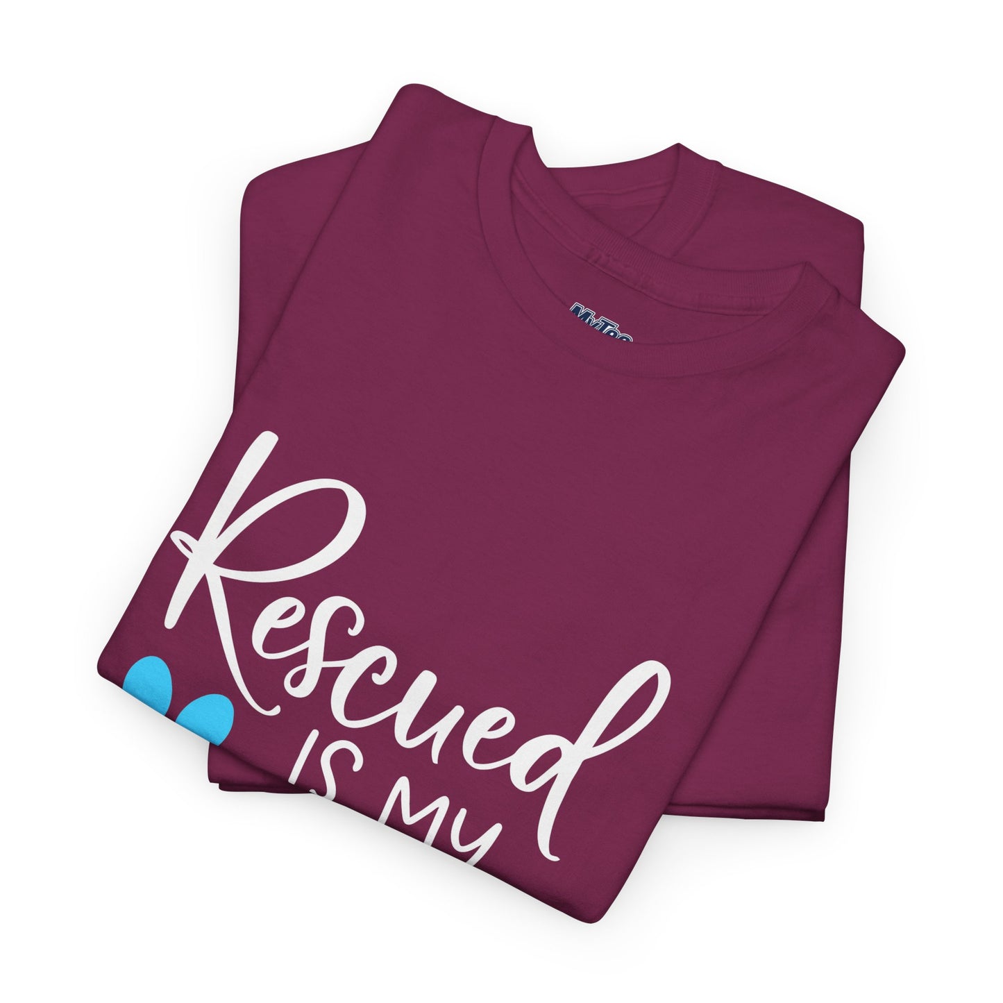 Rescued Is My Favorite Breed T-Shirt – Pet Adoption Love Tee