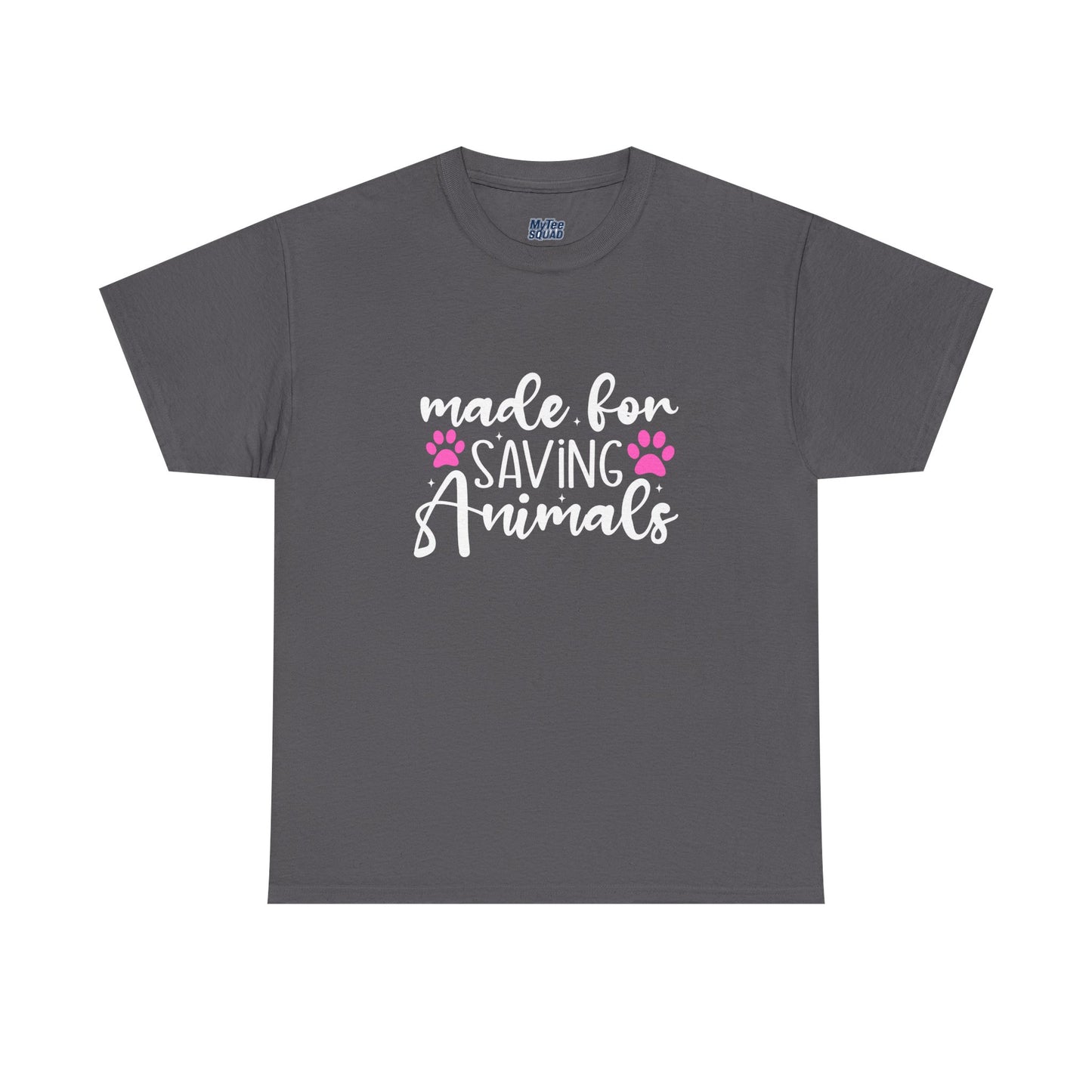 Made For Saving Animals Unisex Cotton T-Shirt | Dog Lover