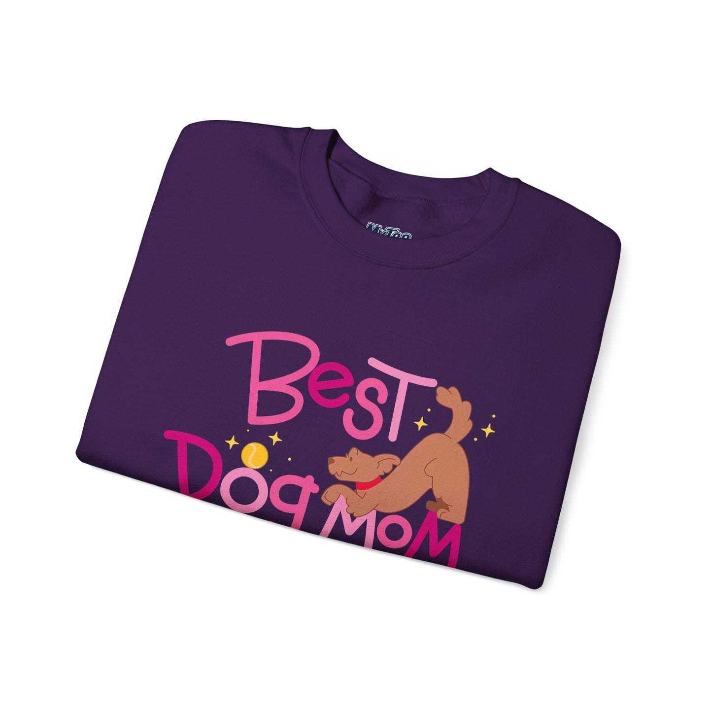 Best Dog Mom Ever Crewneck Sweatshirt | Gift For Dog Moms