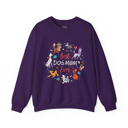 Best Dog Mom Ever Sweatshirt | Warm & Furry Crewneck