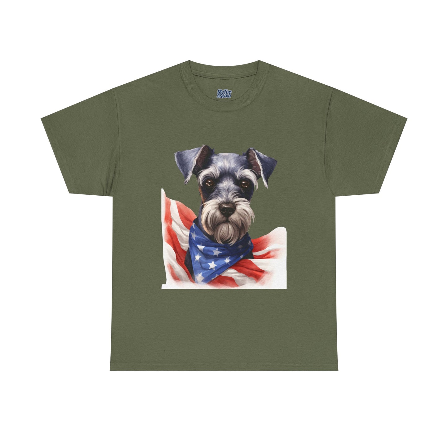 Patriotic Miniature Schnauzer Unisex T-Shirt