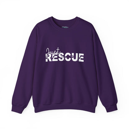 Just Rescue Sweatshirt – For Proud Pet Rescuers