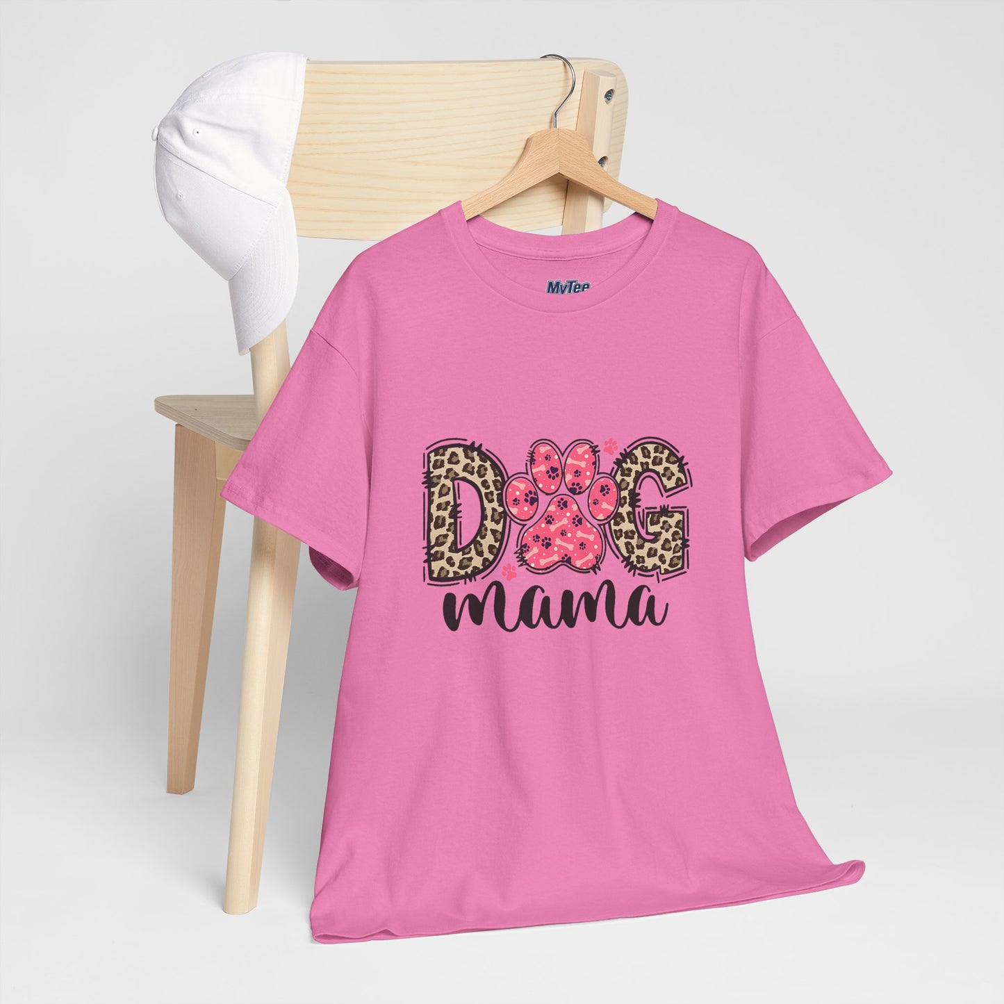Dog Mama Graphic Cotton T-Shirt | Perfect for Pet Lovers