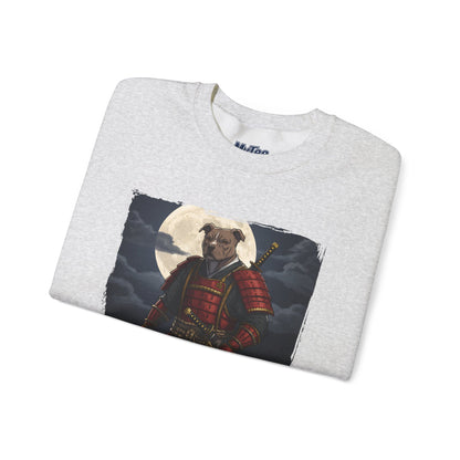Pitbull Samurai Warrior Sweatshirt | Cozy Crewneck