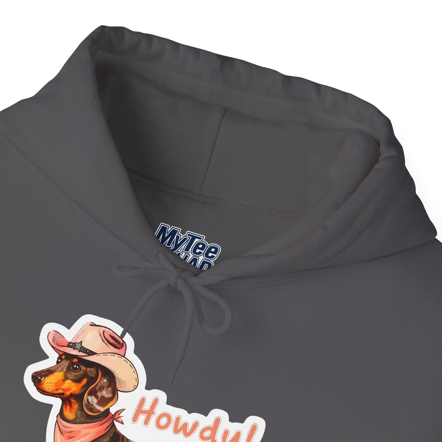 Dachshund Howdy Unisex Hoodie – For Proud Pup Parents With Western Soul