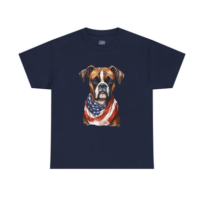 Patriotic Boxer Unisex T-Shirt