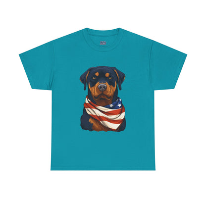 Patriotic Rottweiler Unisex T-Shirt