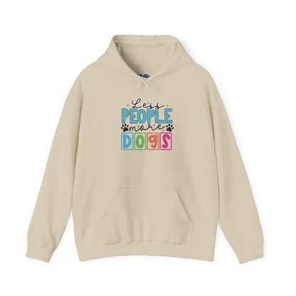 Less People More Dogs Unisex Hoodie, Gifts For Pet Owners