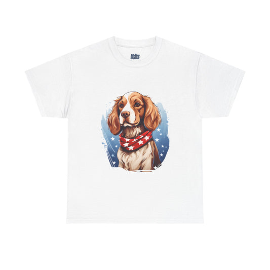 Patriotic Cocker Spaniel Unisex T-Shirt