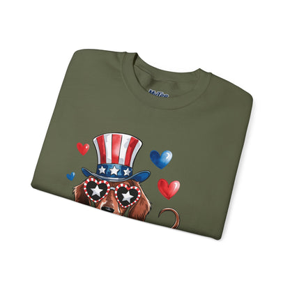 Patriotic Dachshund Dog Unisex Sweatshirt
