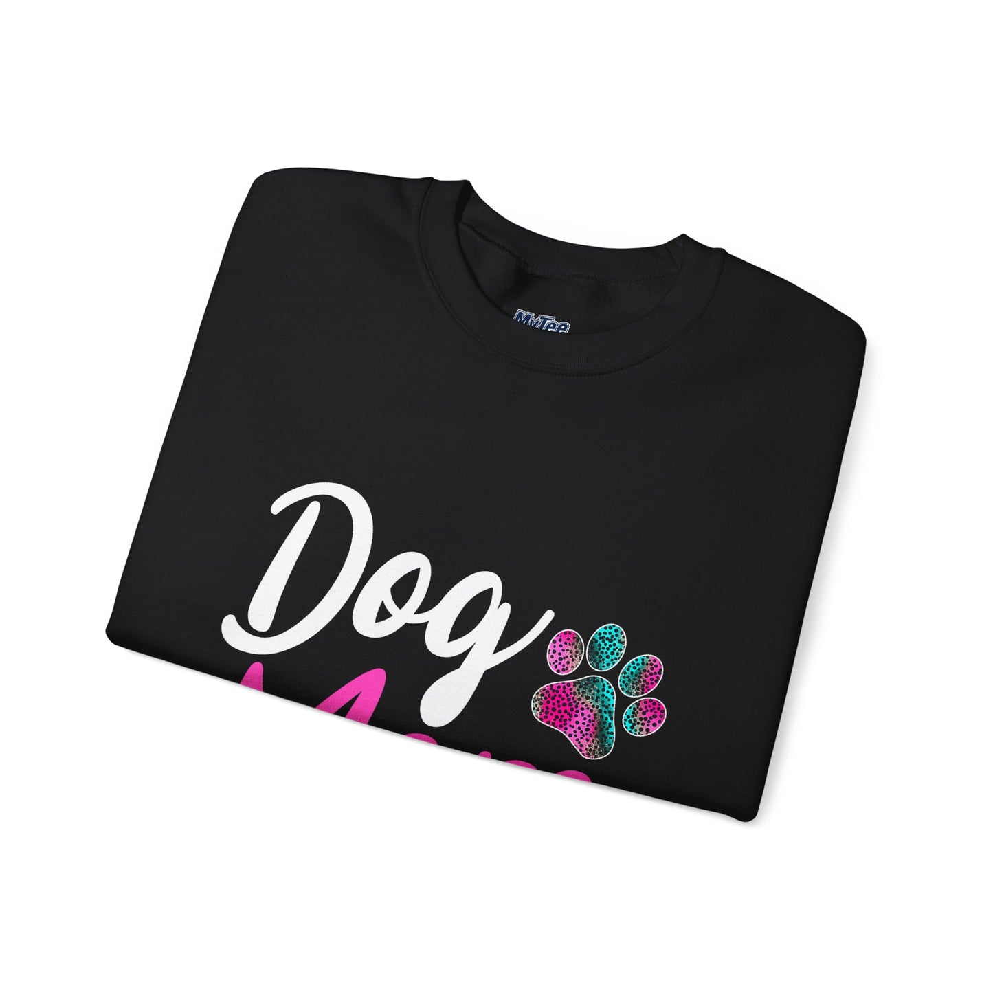 Snug Life: Dog Mom Edition – Graphic Crewneck Sweatshirt