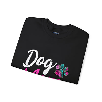 Snug Life: Dog Mom Edition – Graphic Crewneck Sweatshirt
