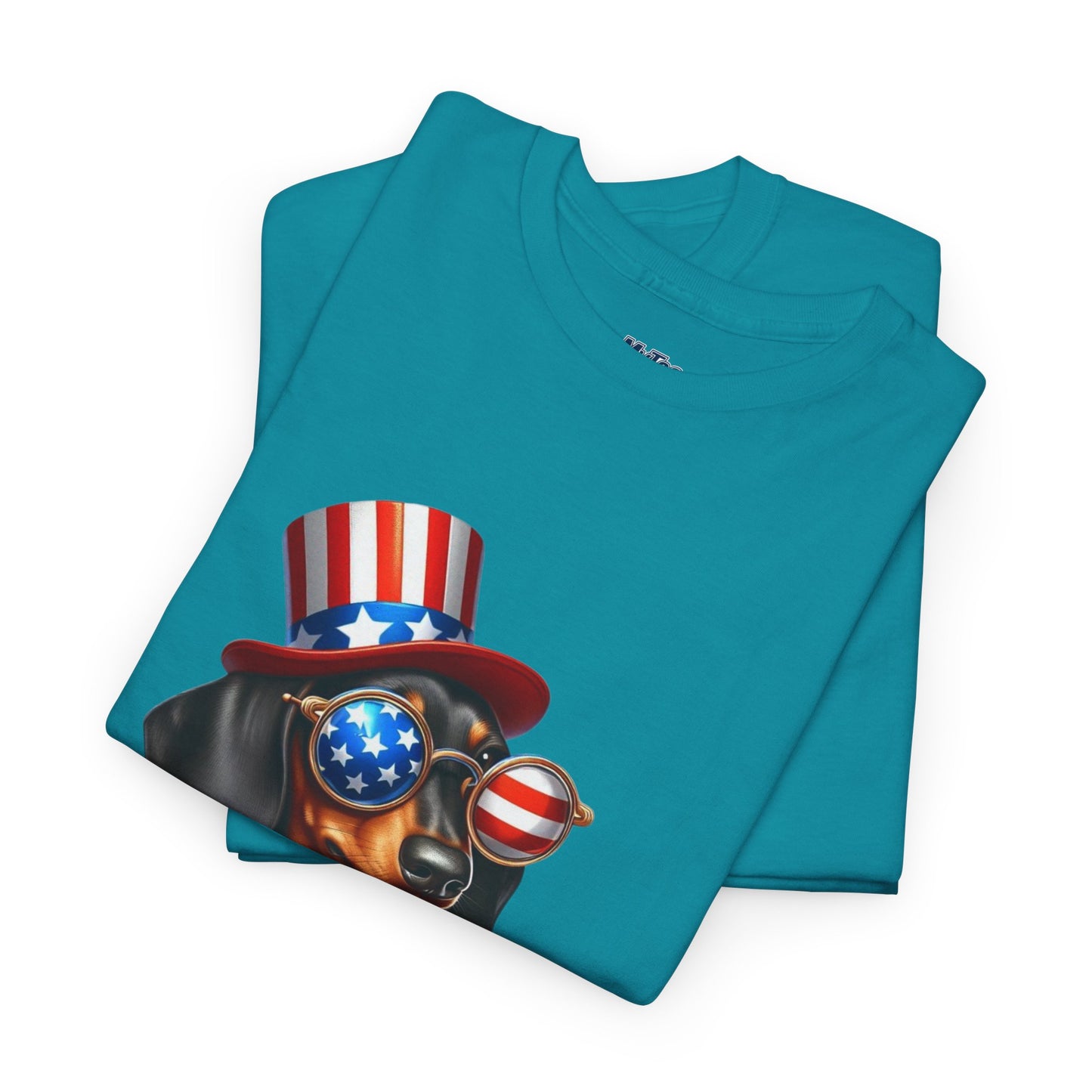 Patriotic Dachshund 4th of July T-Shirt | Red, White & Woof Style