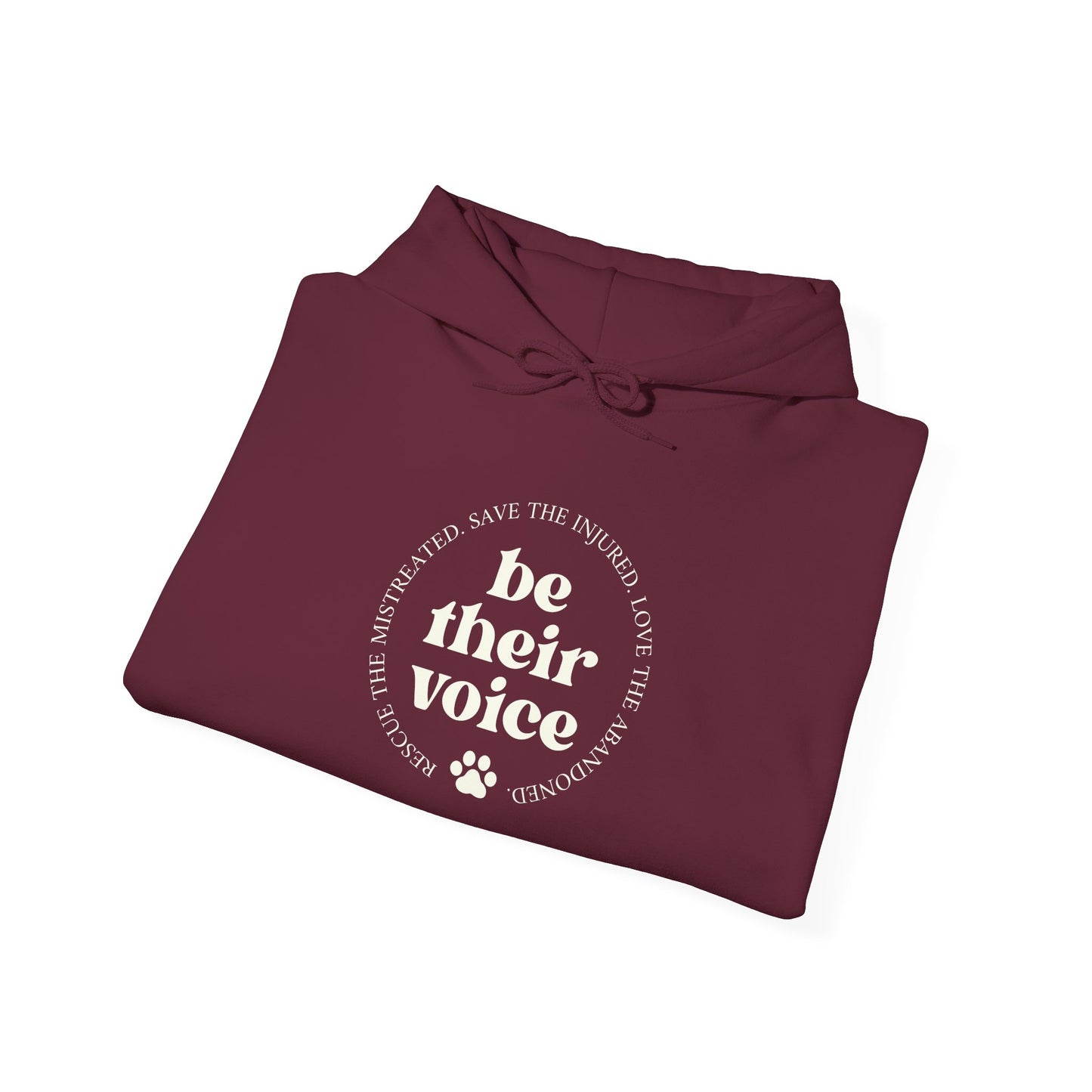 Be Their Voice Unisex Hoodie | Animal Advocacy Apparel