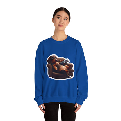 Dachshund Do Not Disturb Sweatshirt  – Unisex Lounge Mode On
