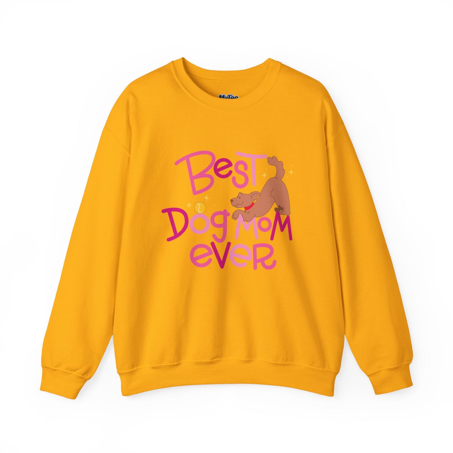 Best Dog Mom Ever Crewneck Sweatshirt | Gift For Dog Moms