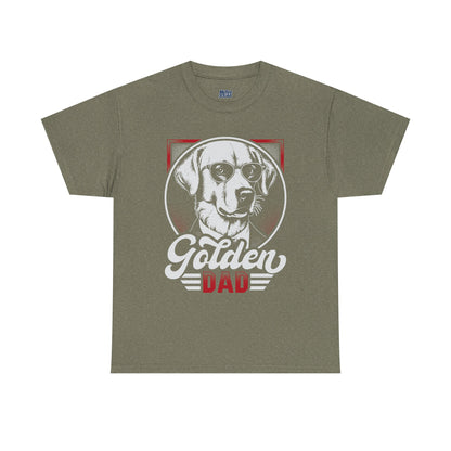 Golden Dad, Golden Retriever T-Shirt | Best For Dog Dad