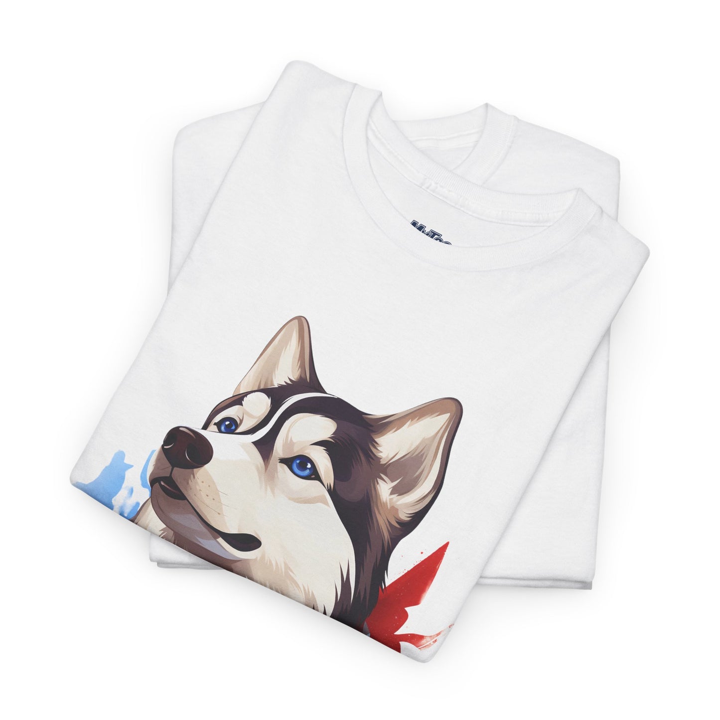 Patriotic Siberian Husky Unisex T-Shirt