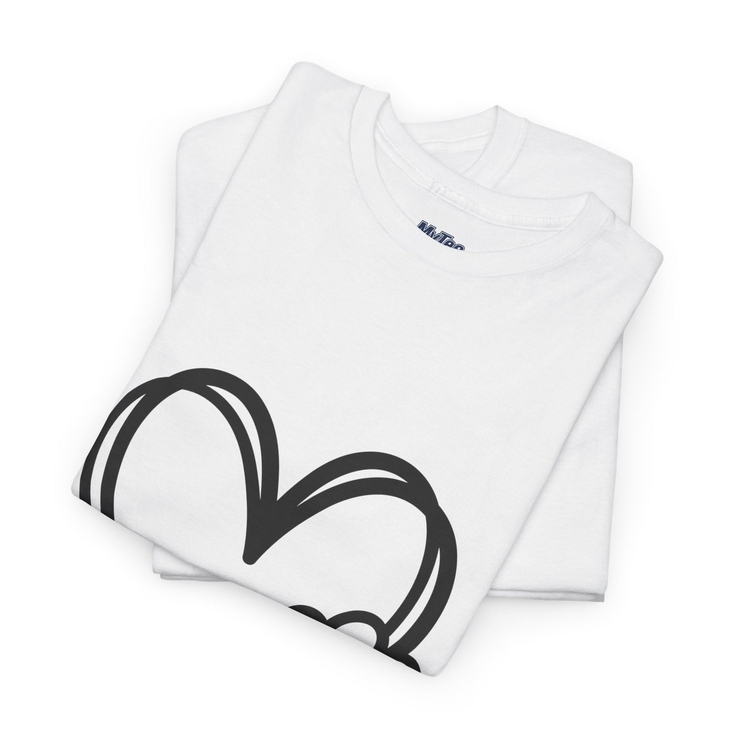 Simple Paw Heart Unisex T-Shirt – For Dog Lovers