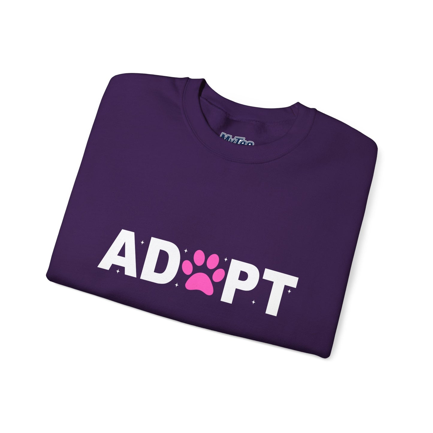 Adopt Themed Unisex Crewneck Sweatshirt - Comfortable Casual Wear