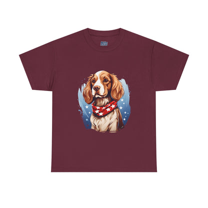 Patriotic Cocker Spaniel Unisex T-Shirt
