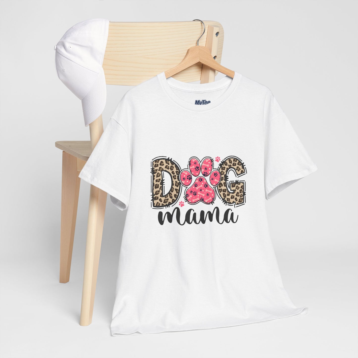 Dog Mama Graphic Cotton T-Shirt | Perfect for Pet Lovers