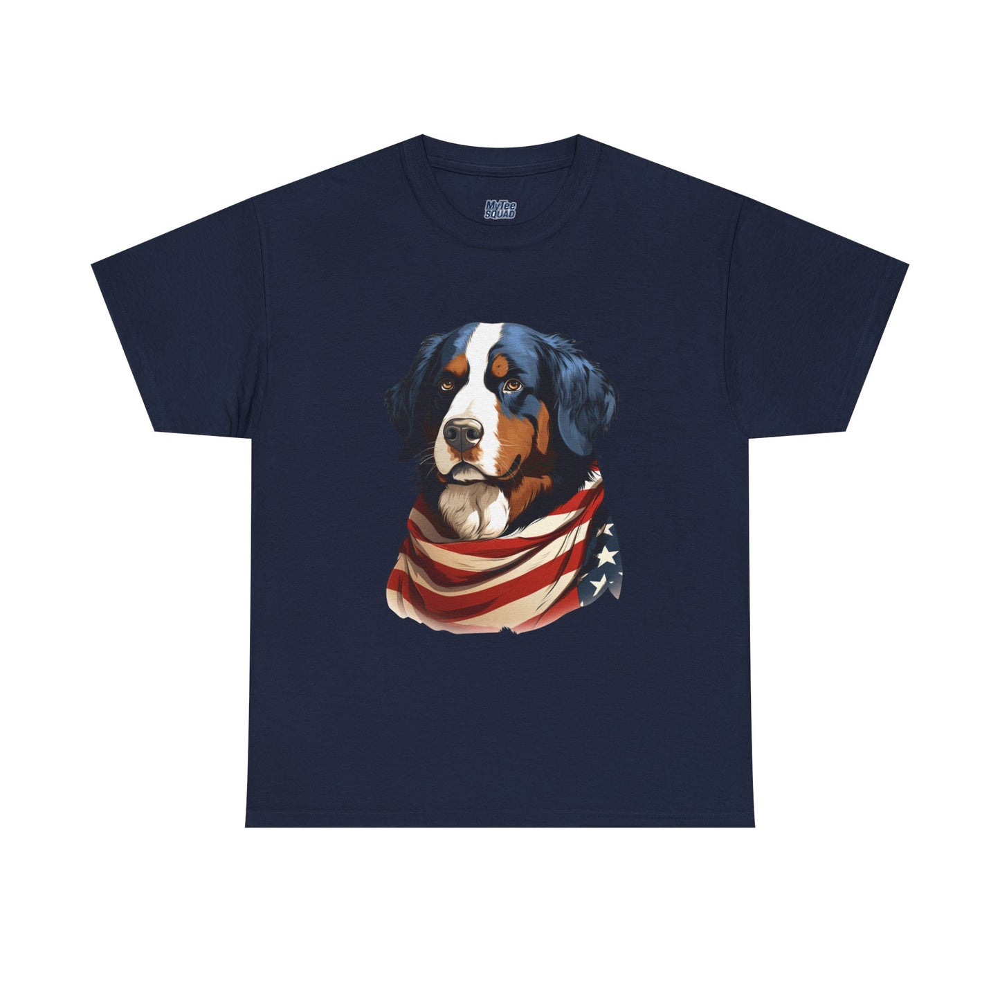 Patriotic Bernese Mountain Unisex T-Shirt