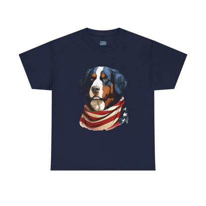 Patriotic Bernese Mountain Unisex T-Shirt