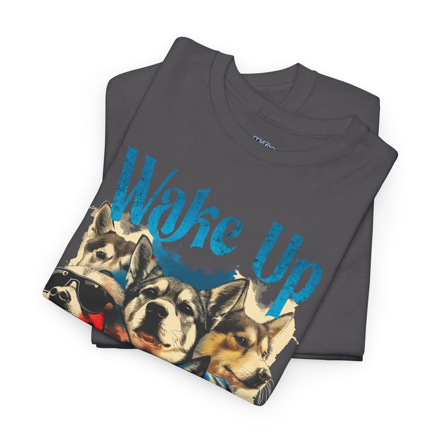 Wake Up Dog Unisex Cotton Tee