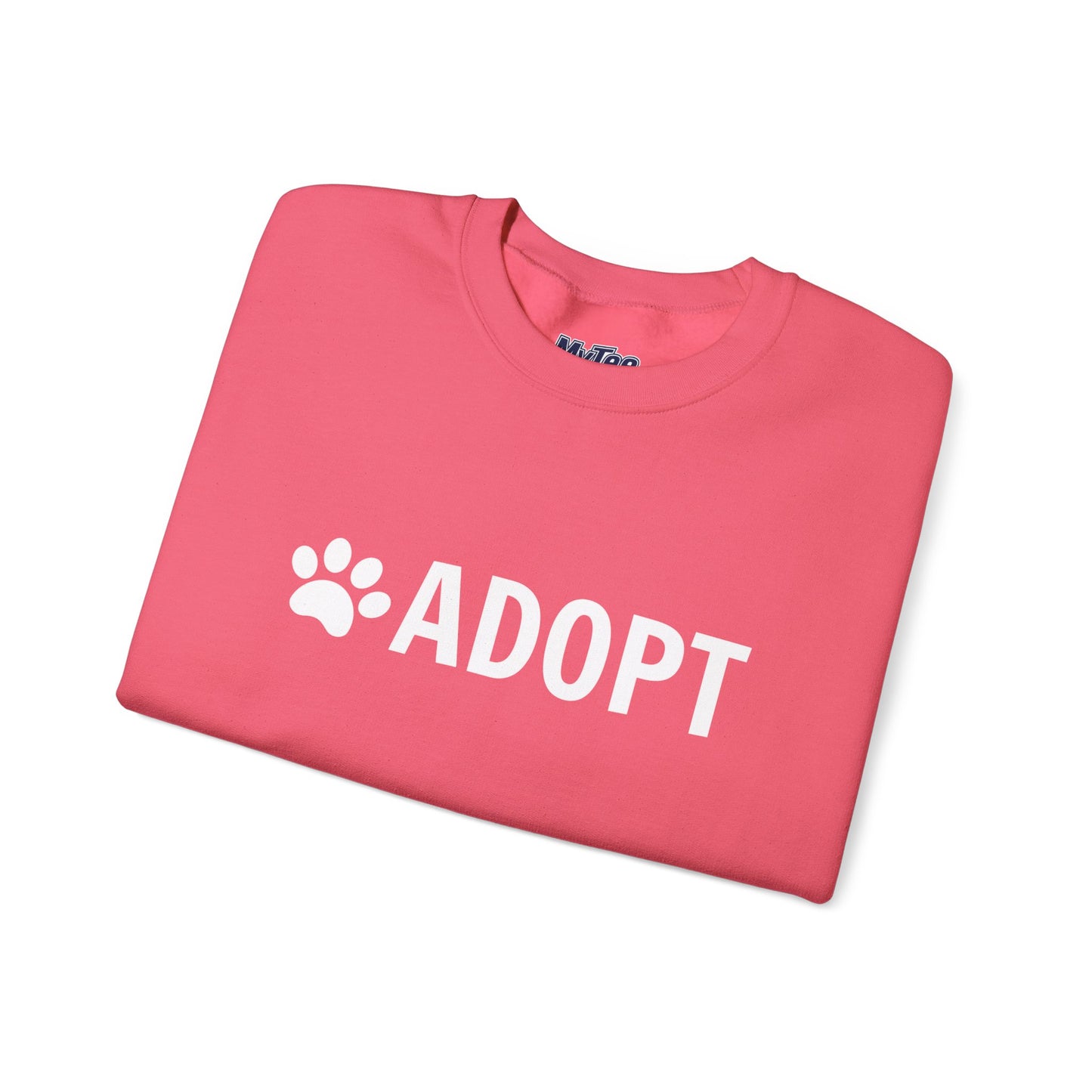 Adopt Pet Lover Crewneck Sweatshirt | Dog Rescue Inspired