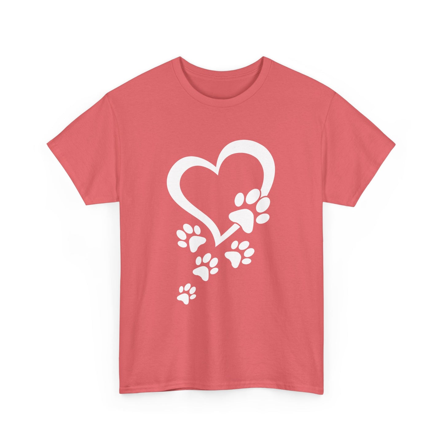 Heart With Paw Print Love T-shirt