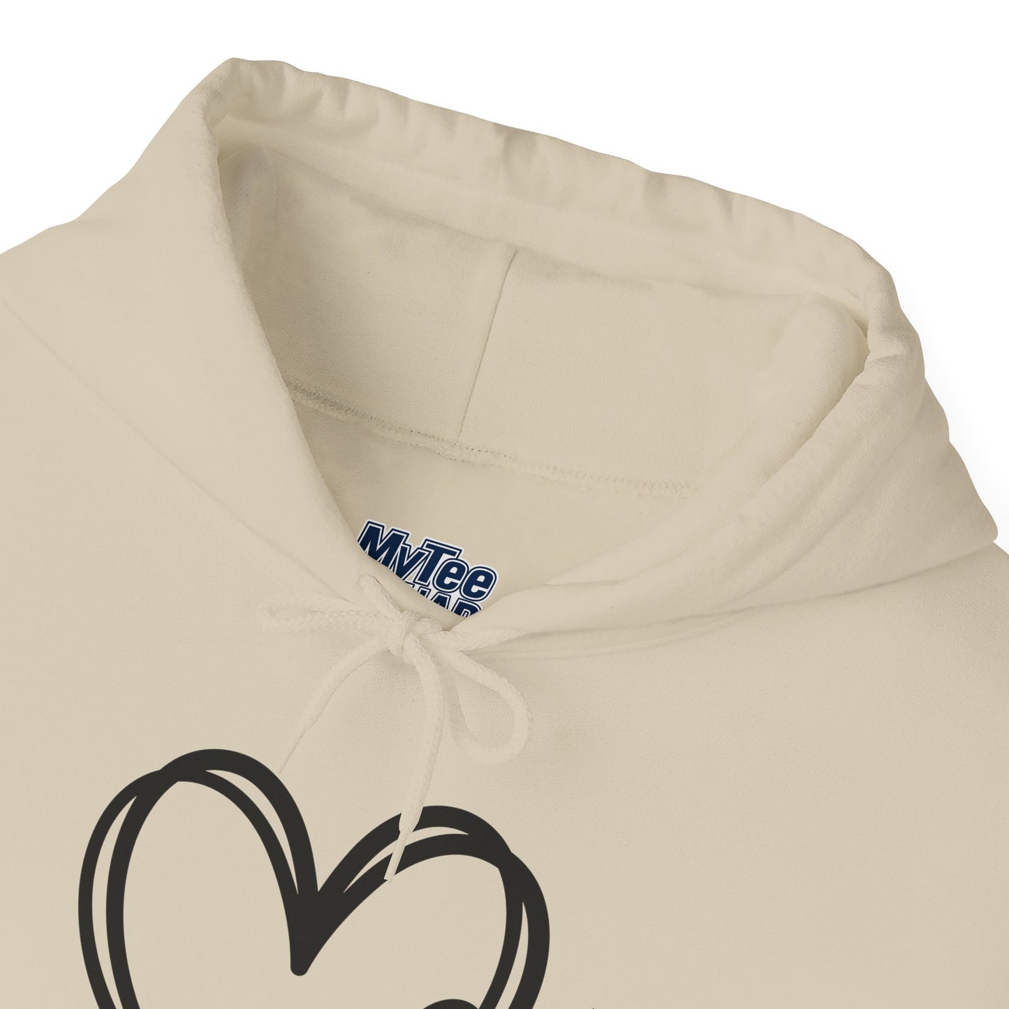 Minimal Paw Heart Unisex Hoodie – Dog Lover’s Comfort