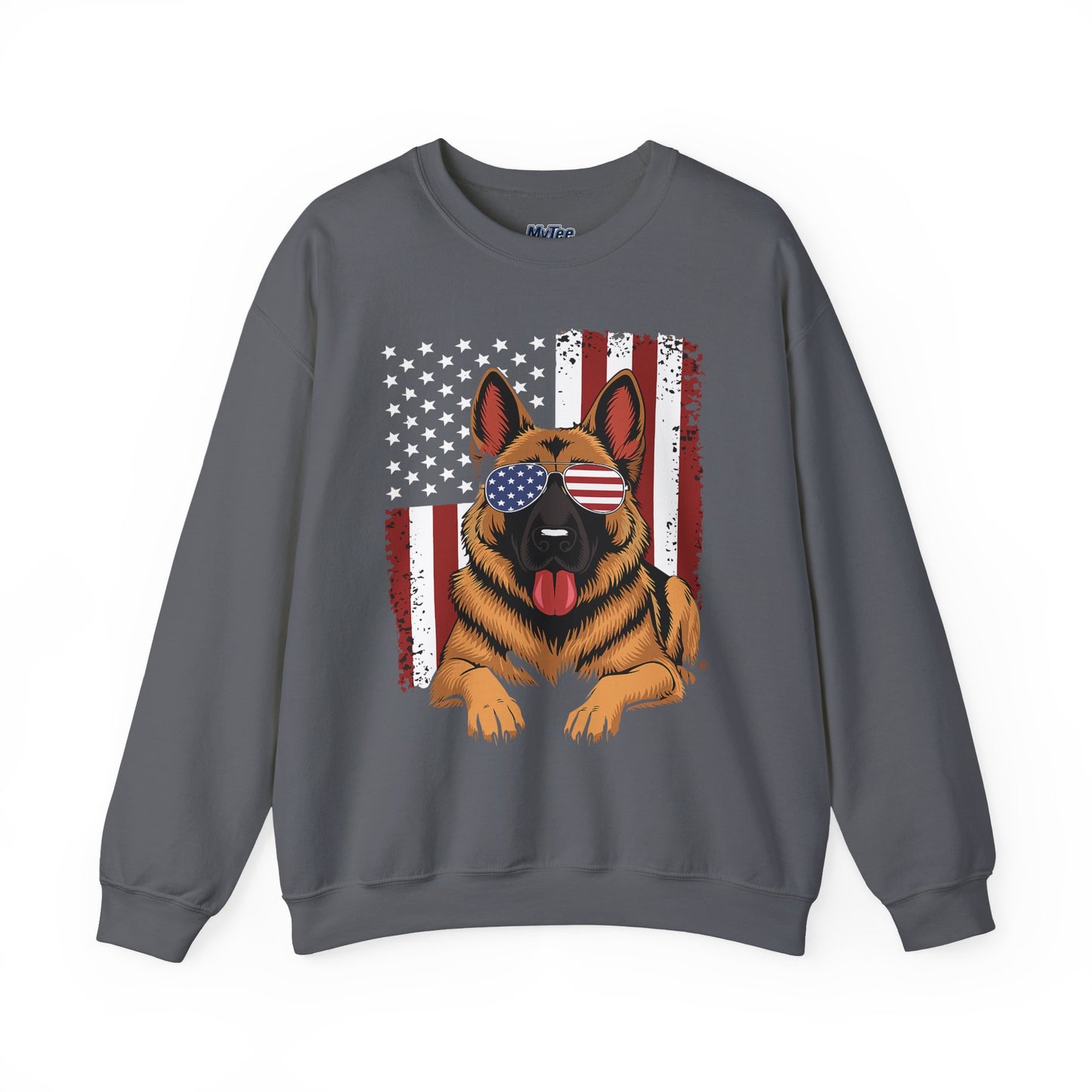 Patriotic German Shephard Dog Unisex Sweatshirt