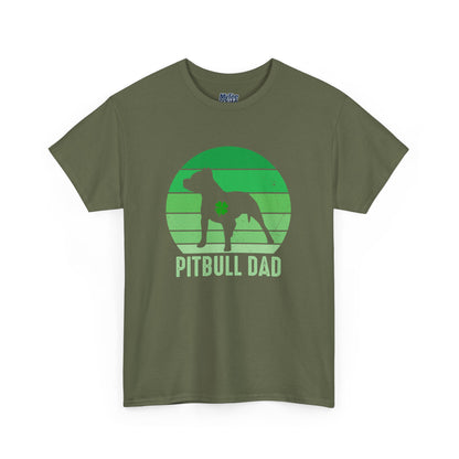 Pitbull Dad Heavy Cotton Tee | Father's Day Gift