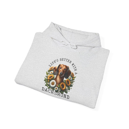 Dachshund Floral Unisex Sweatshirt