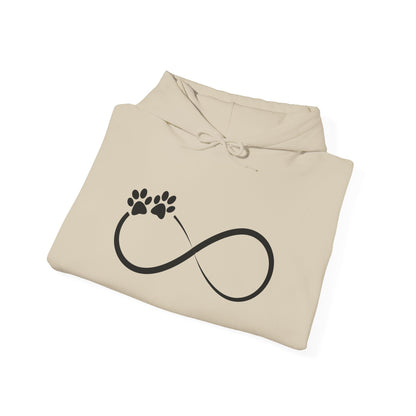 Infinity Paw Unisex Hoodie– Cozy & Timeless Love