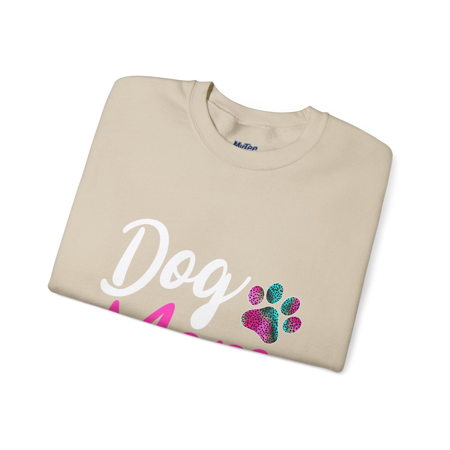 Snug Life: Dog Mom Edition – Graphic Crewneck Sweatshirt