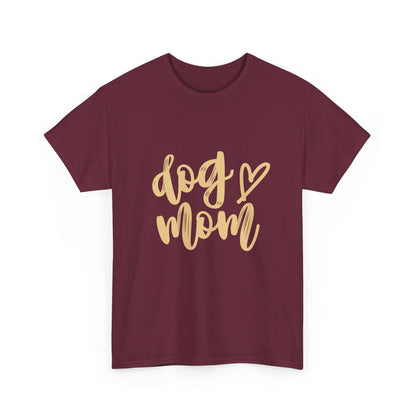 Dog Mom Cotton T-Shirt - Perfect for Dog Mothers