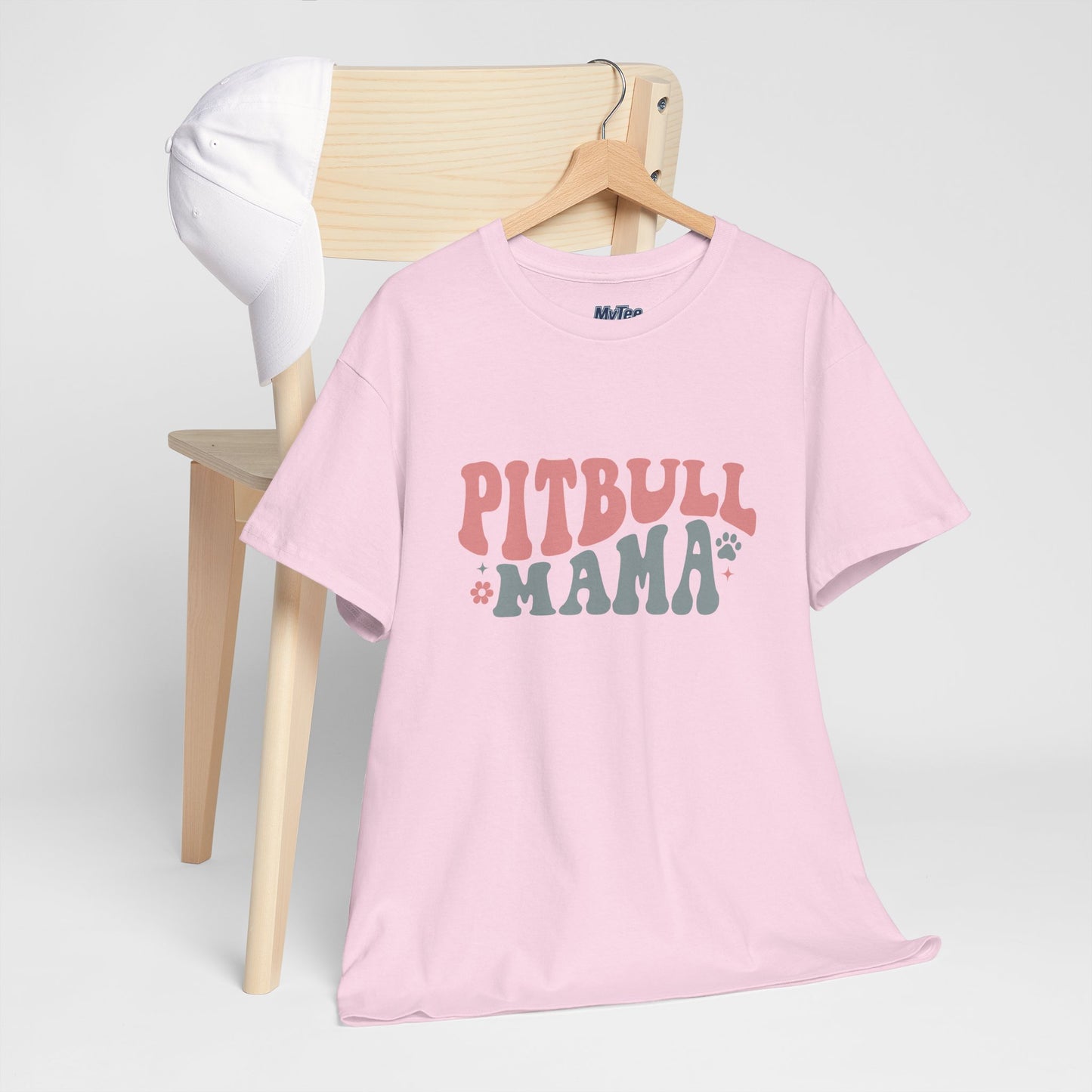 Pitbull Mama Tee – Cute Casual Shirt for Dog Moms & Pet Lovers