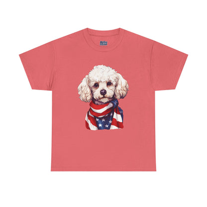 Patriotic Poodle Unisex T-Shirt