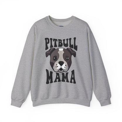 Proud Pitbull Mama Crewneck – Warm & Stylish Dog Lover Sweatshirt