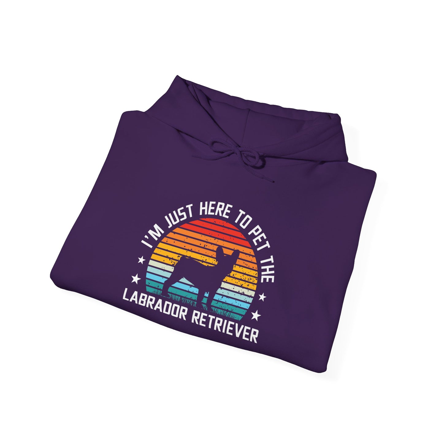 I'm Just Here To Pet The Labrador Retiever Unisex Hoodie