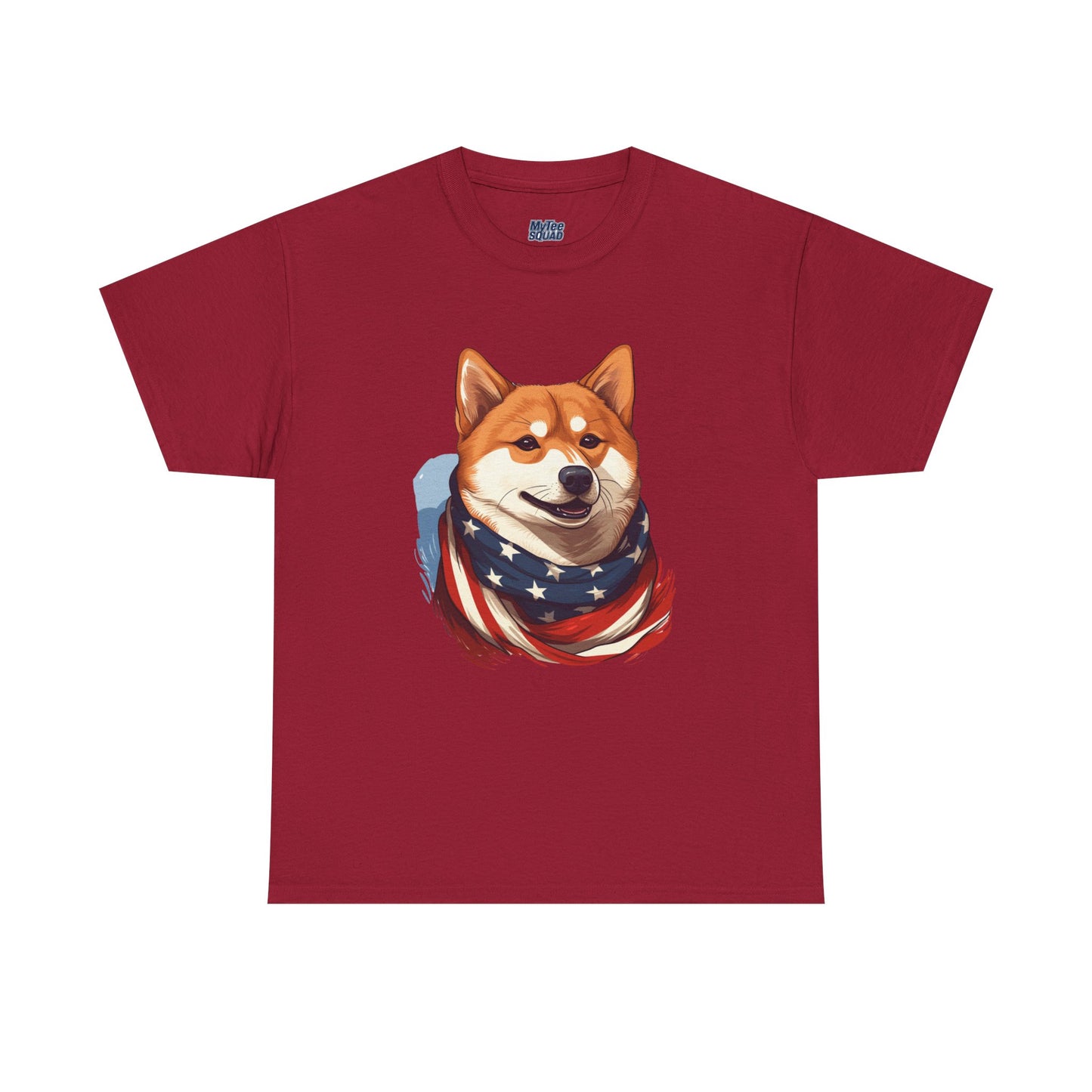 Patriotic Shiba Inu Unisex T-Shirt