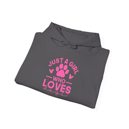 Just A Girl Who Loves Dogs Hoodie | Gift for Dog Mom