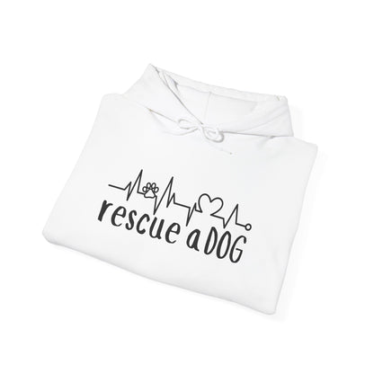 Rescue A Dog Hoodie Pet Lover Unisex Sweatshirt | Adoption Awareness Apparel