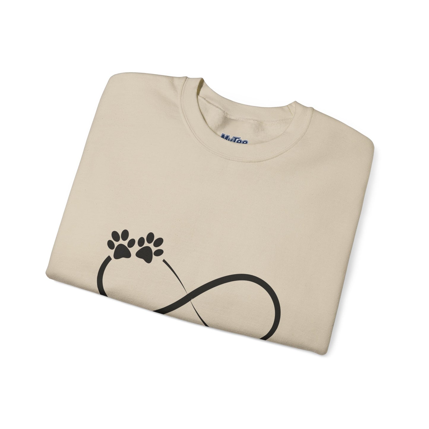 Infinity Paw Print Hoodie - Warm & Minimalist