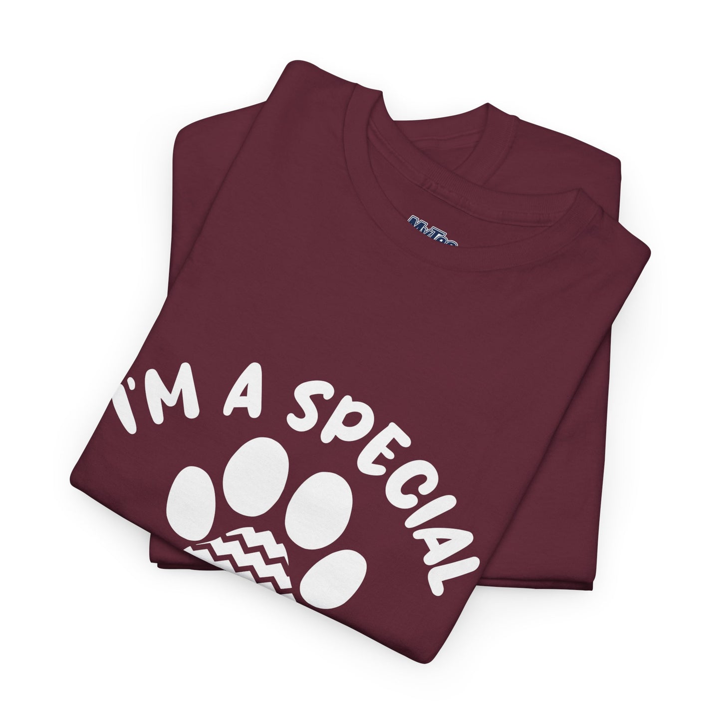 I'M A SPECIAL, DOG KIND OF SPECIAL Casual PAW Cotton T-shirt
