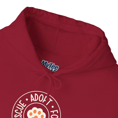 Rescue Adopt Foster Unisex Hoodie | Adoption Awareness
