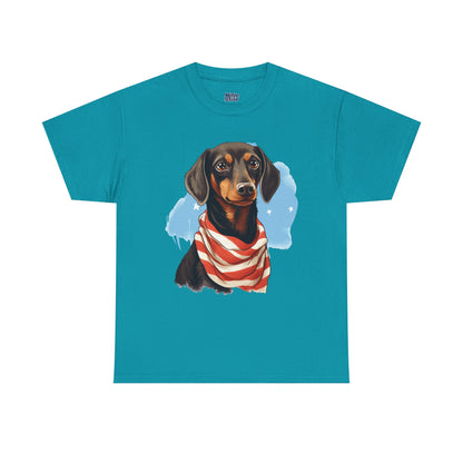 Patriotic Dachshund Unisex T-Shirt