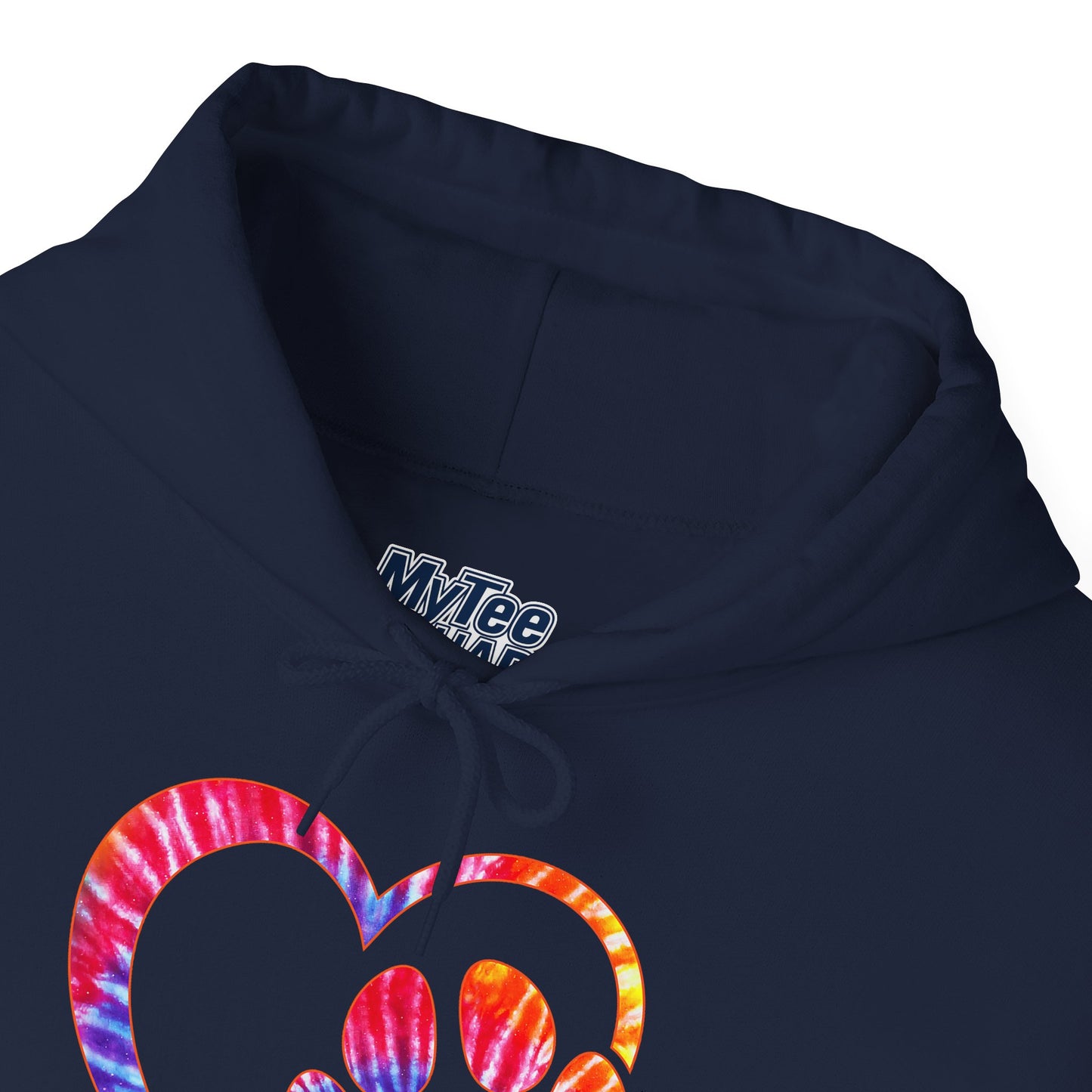 Paw Love Tie-Dye Hoodie – Wear Your Heart In Color